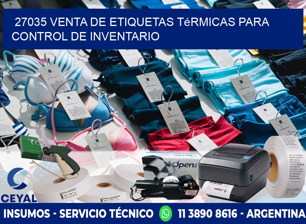 27035 venta de etiquetas térmicas para control de inventario