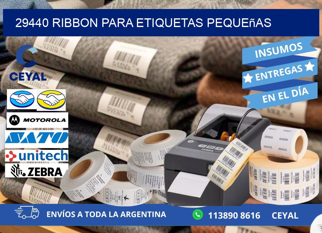 29440 ribbon para etiquetas pequeñas