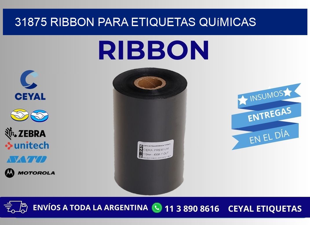 31875 ribbon para etiquetas químicas