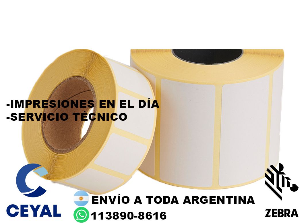 36395 ribbon profesional para zebra zd500 etiquetas