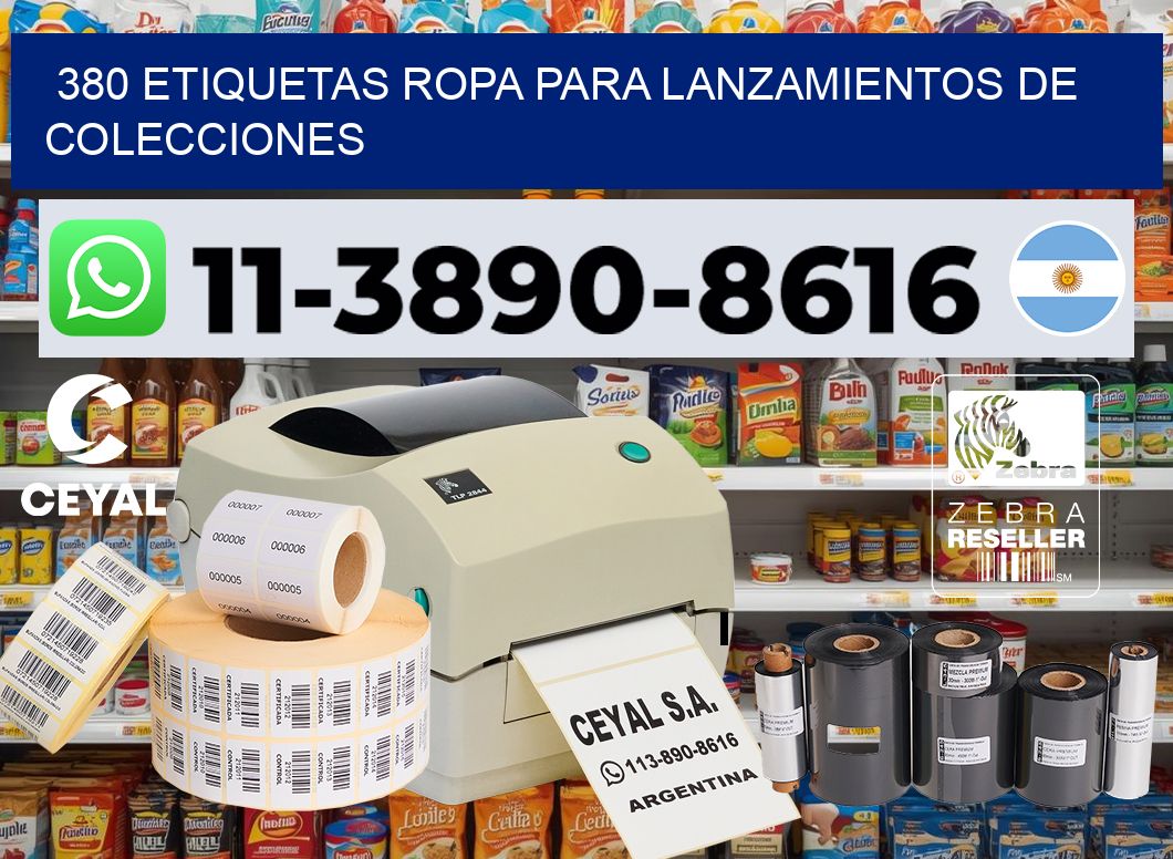 380 Etiquetas ropa para lanzamientos de colecciones