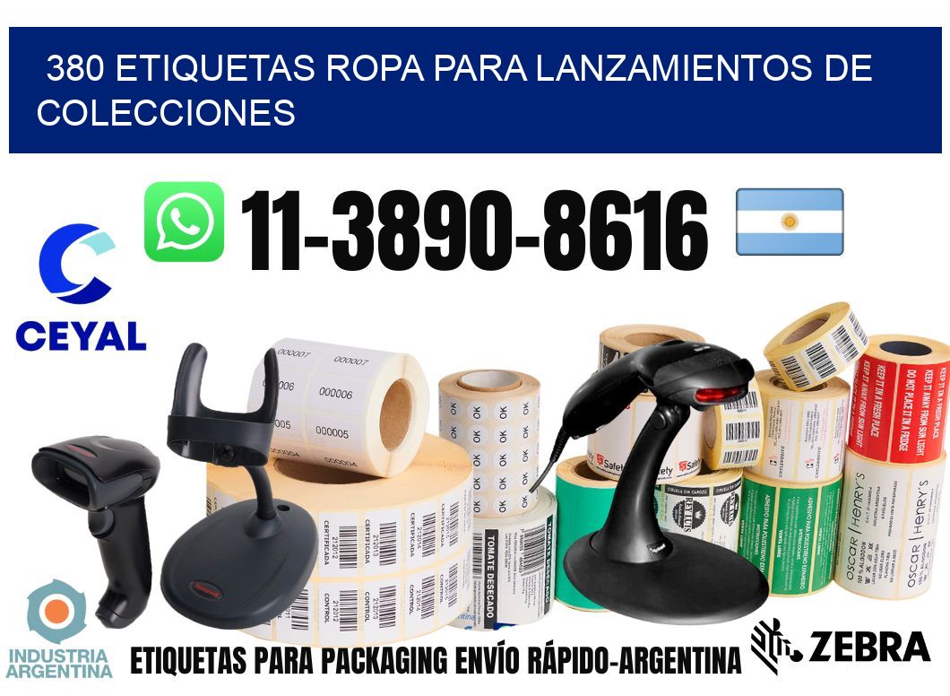 380 Etiquetas ropa para lanzamientos de colecciones