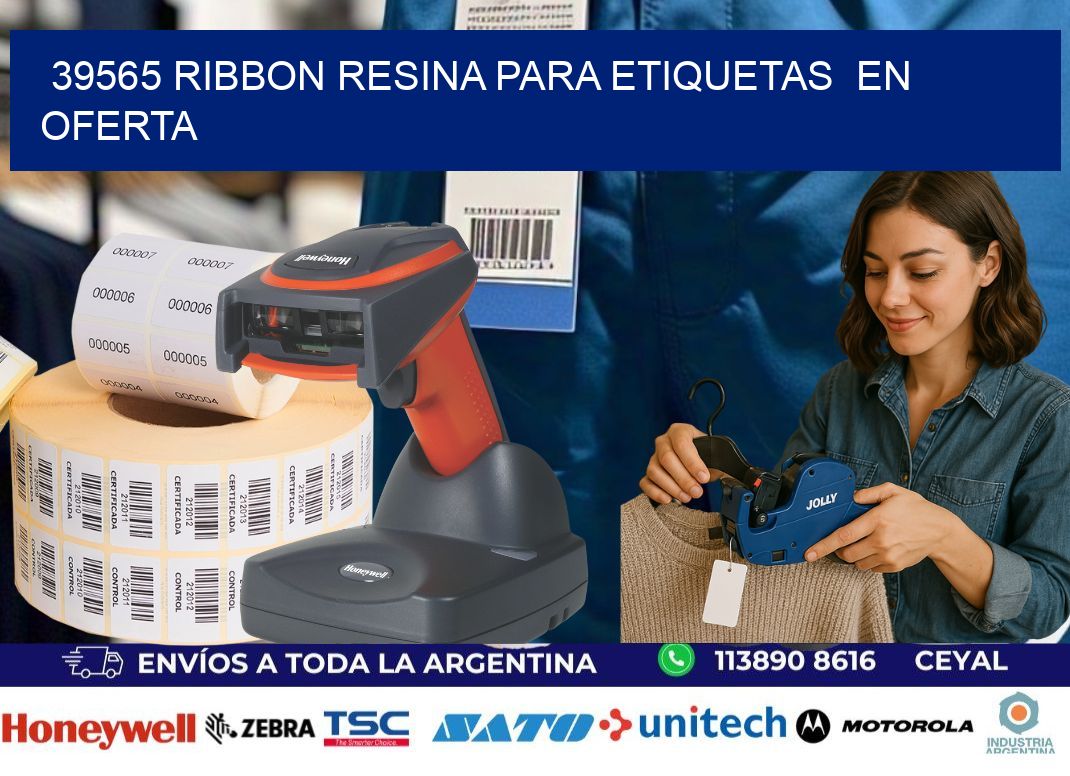 39565 ribbon resina para etiquetas en oferta