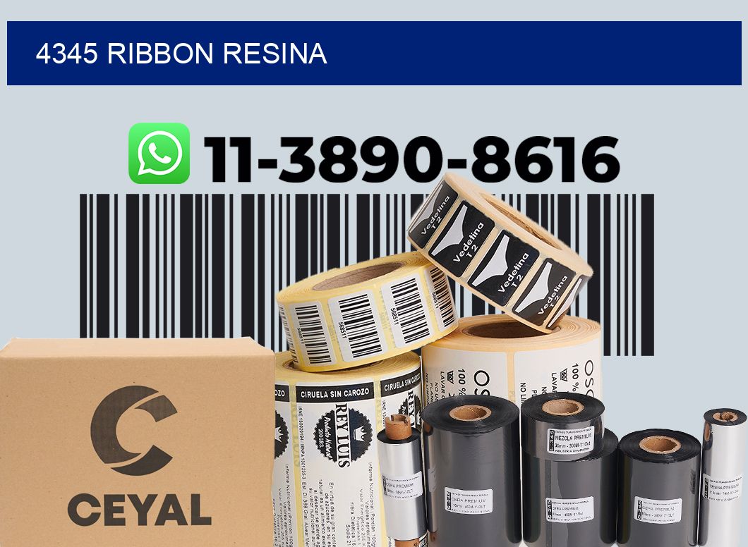 4345 ribbon resina