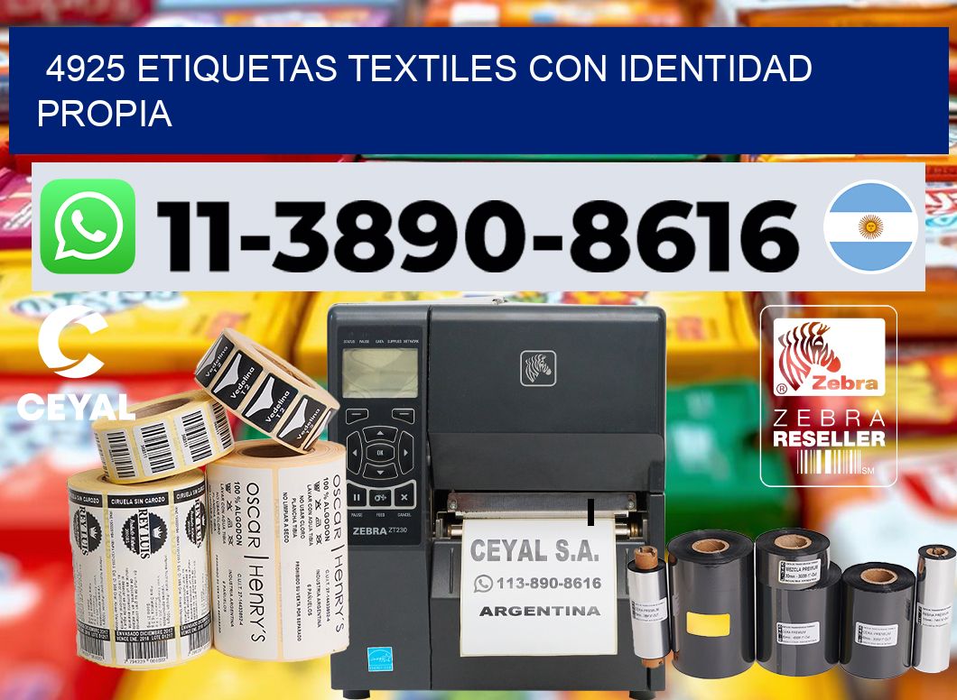 4925 Etiquetas textiles con identidad propia