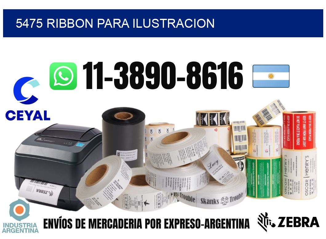 5475 ribbon para ilustracion