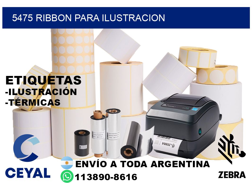 5475 ribbon para ilustracion