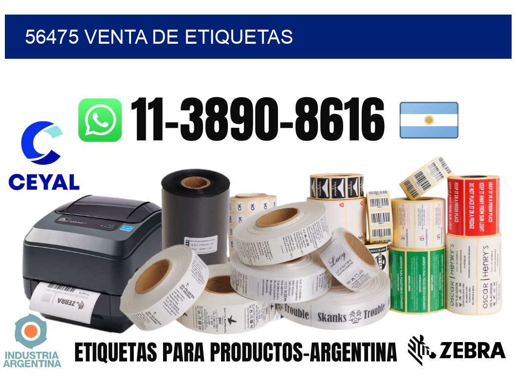 56475 venta de etiquetas