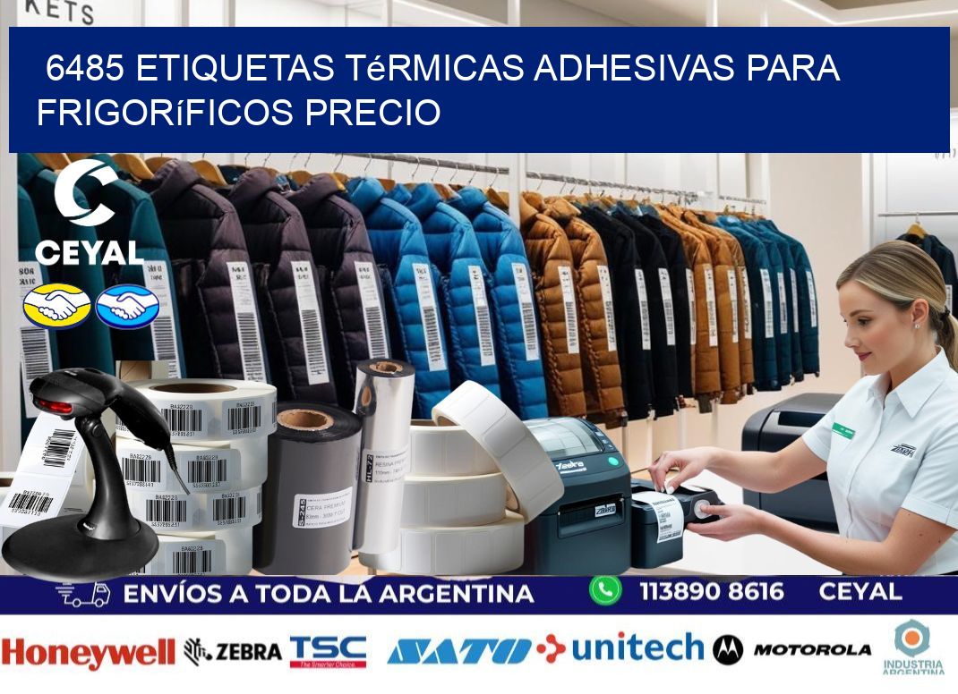 6485 etiquetas térmicas adhesivas para frigoríficos precio