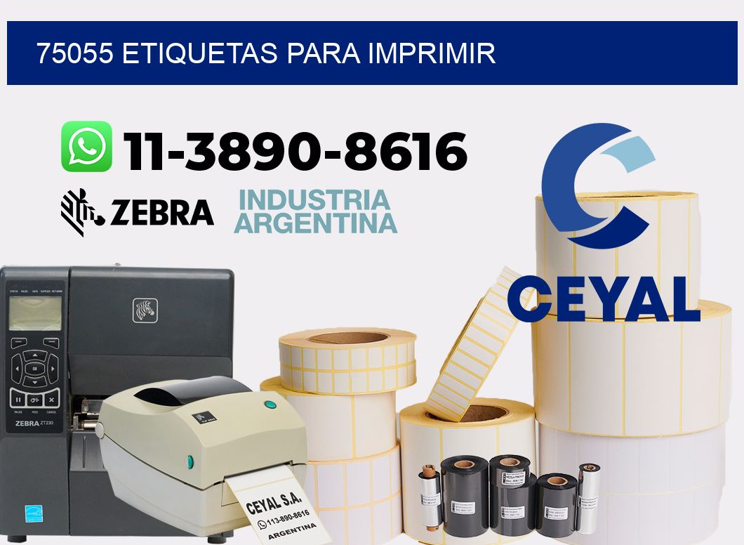 75055 etiquetas para imprimir
