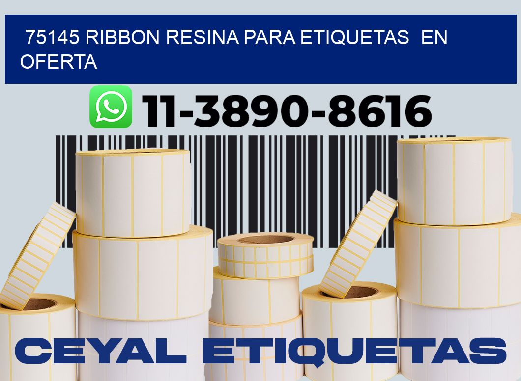 75145 ribbon resina para etiquetas en oferta