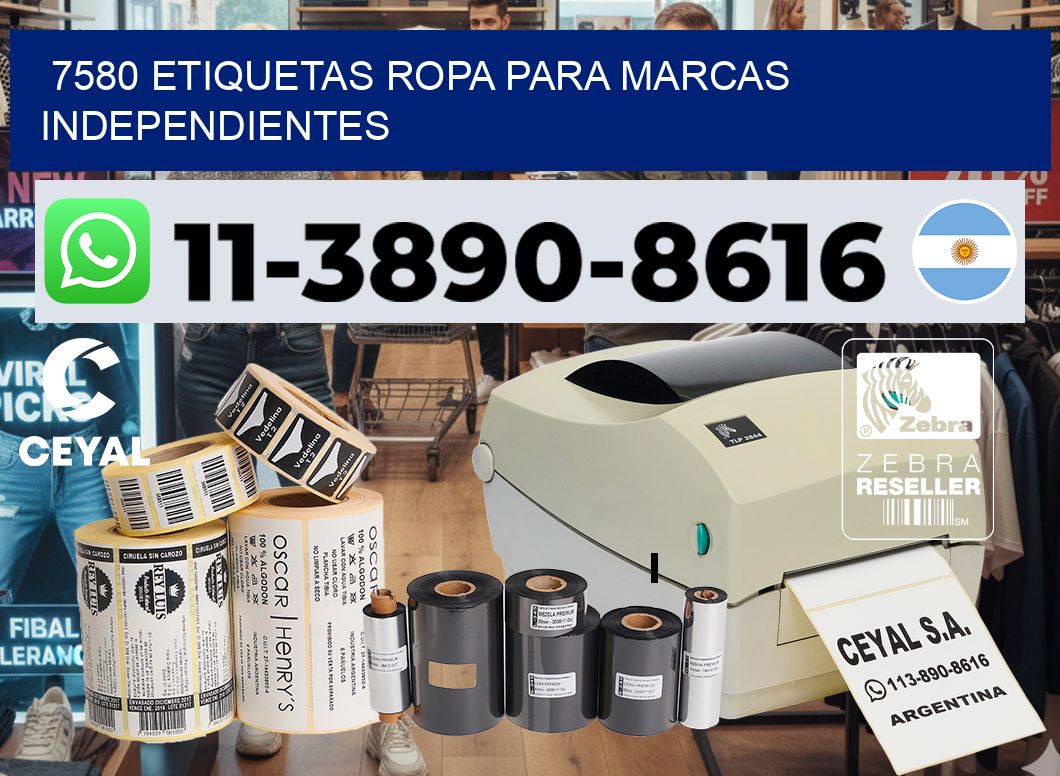 7580 Etiquetas ropa para marcas independientes