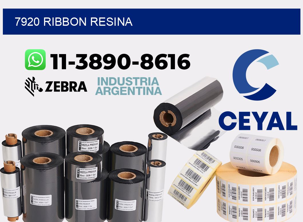 7920 ribbon resina