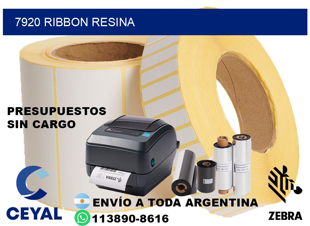 7920 ribbon resina