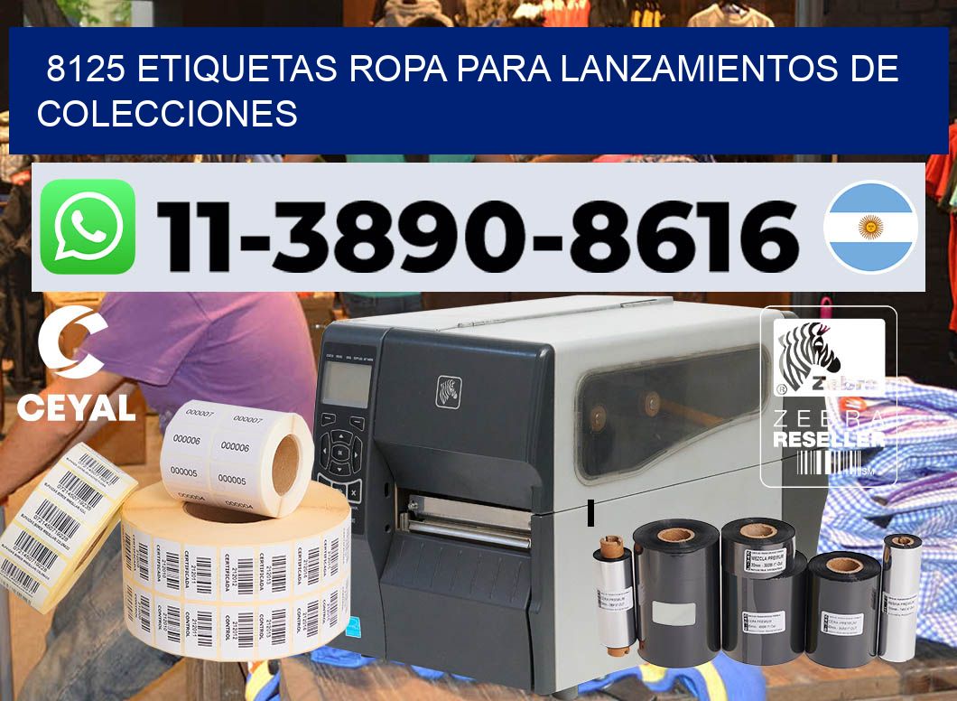 8125 Etiquetas ropa para lanzamientos de colecciones