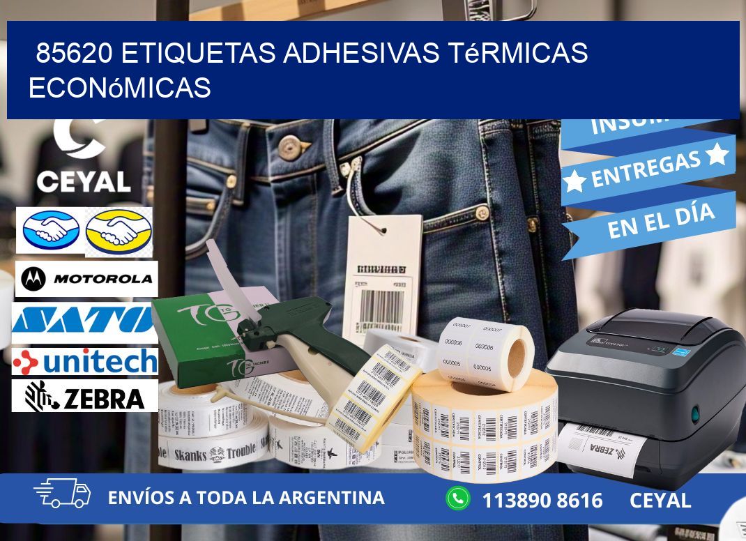 85620 etiquetas adhesivas térmicas económicas