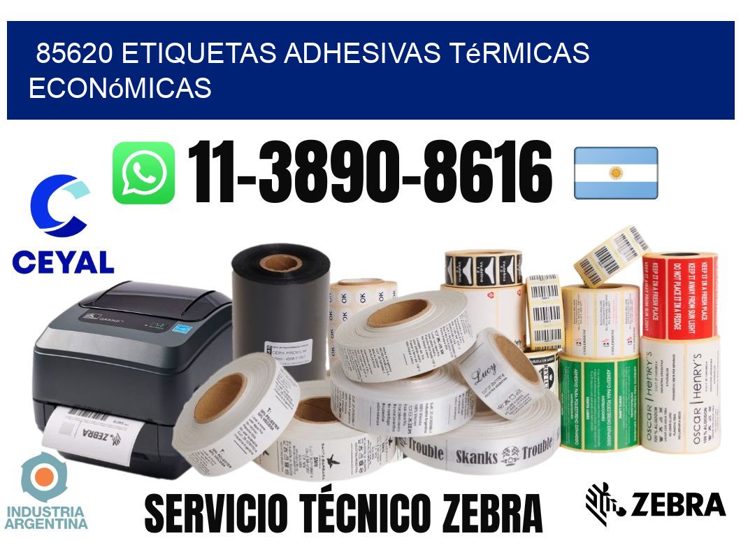 85620 etiquetas adhesivas térmicas económicas
