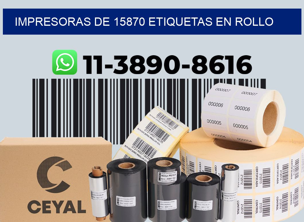 impresoras de 15870 etiquetas en rollo