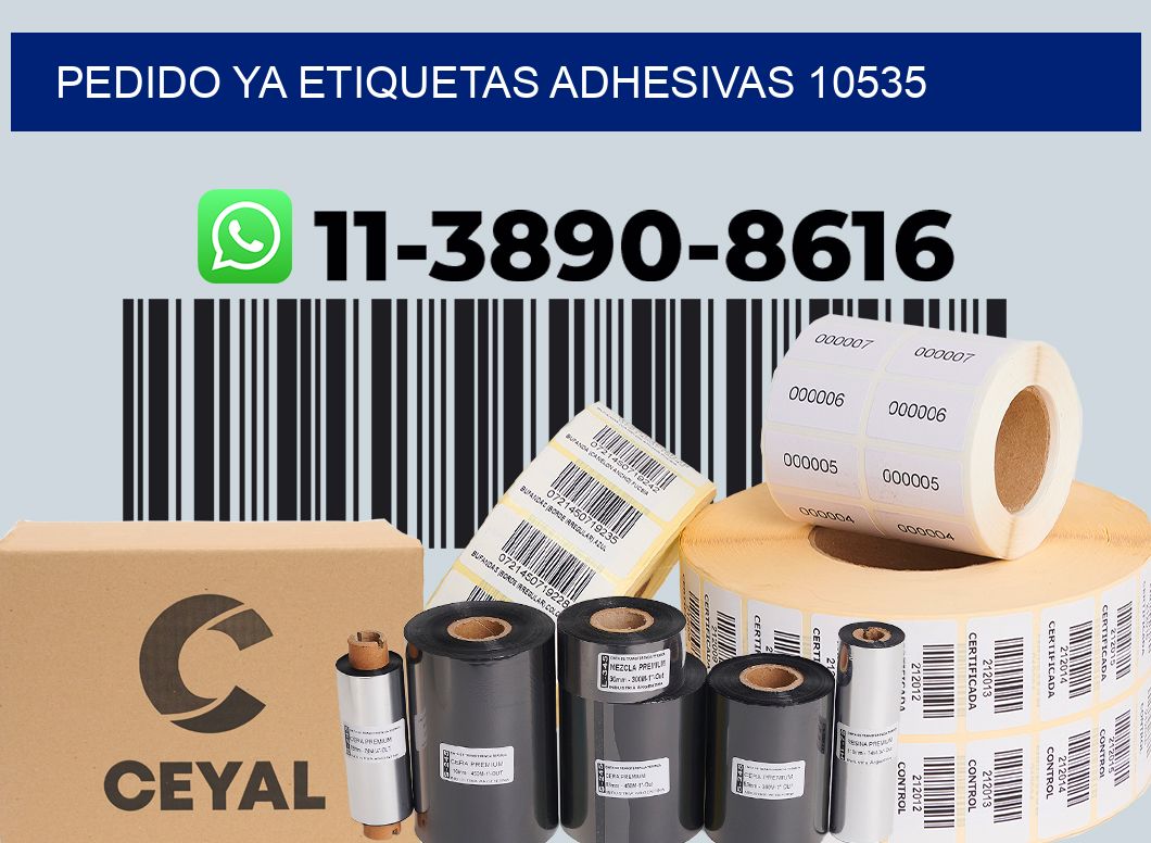 pedido ya etiquetas adhesivas 10535