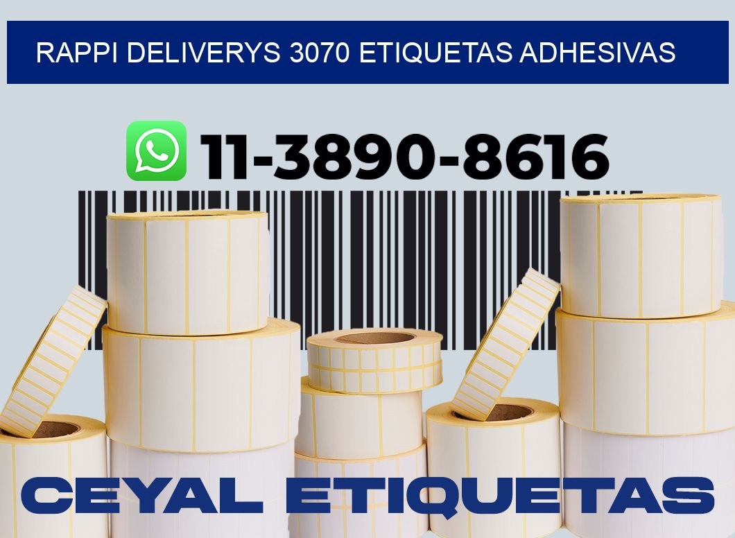 rappi deliverys 3070 etiquetas adhesivas