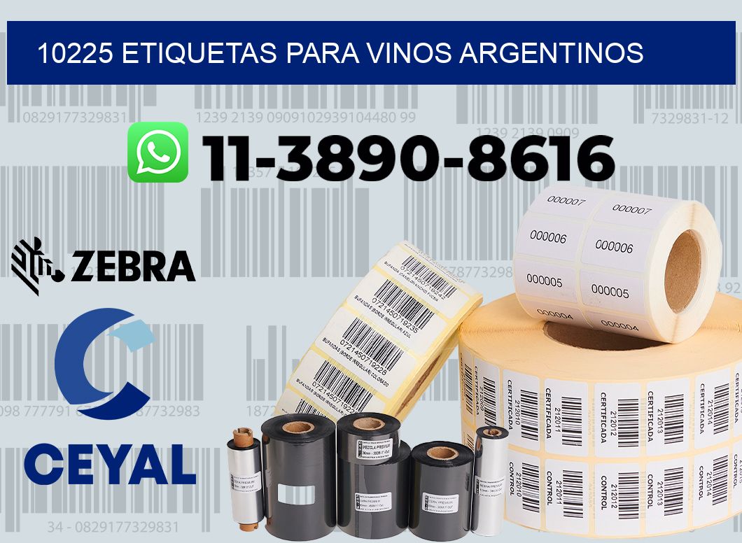 10225 Etiquetas para vinos argentinos