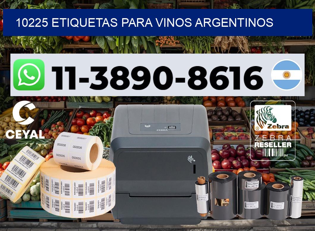 10225 Etiquetas para vinos argentinos