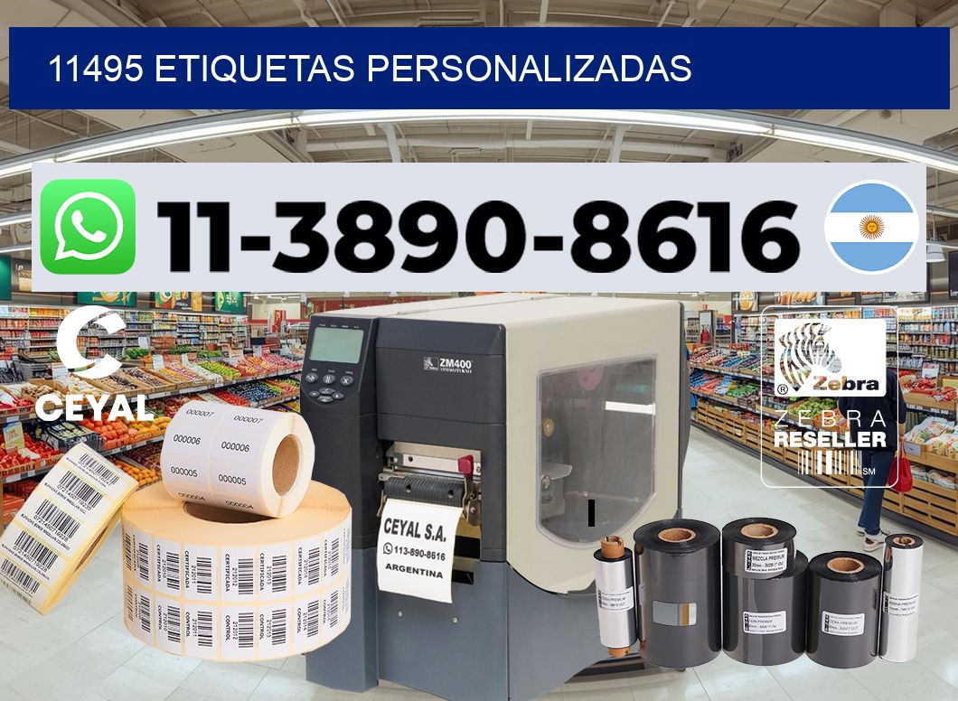 11495 etiquetas personalizadas
