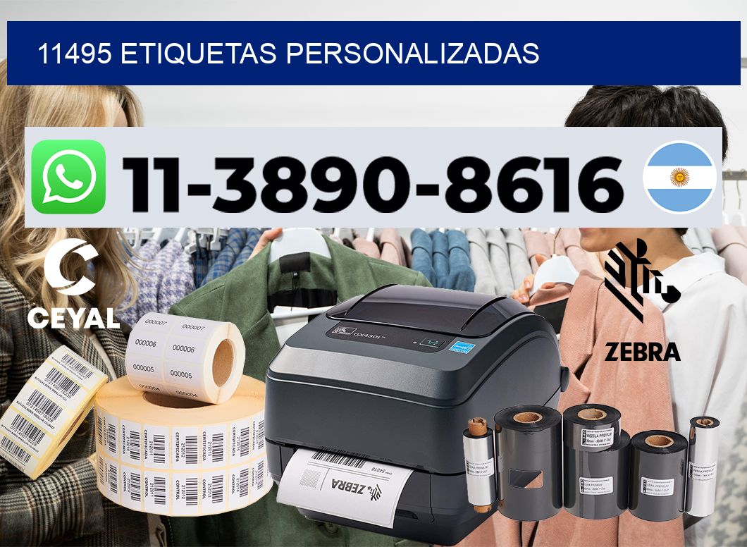11495 etiquetas personalizadas