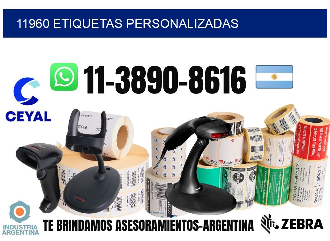 11960 etiquetas personalizadas