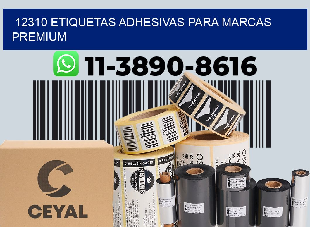 12310 Etiquetas adhesivas para marcas premium