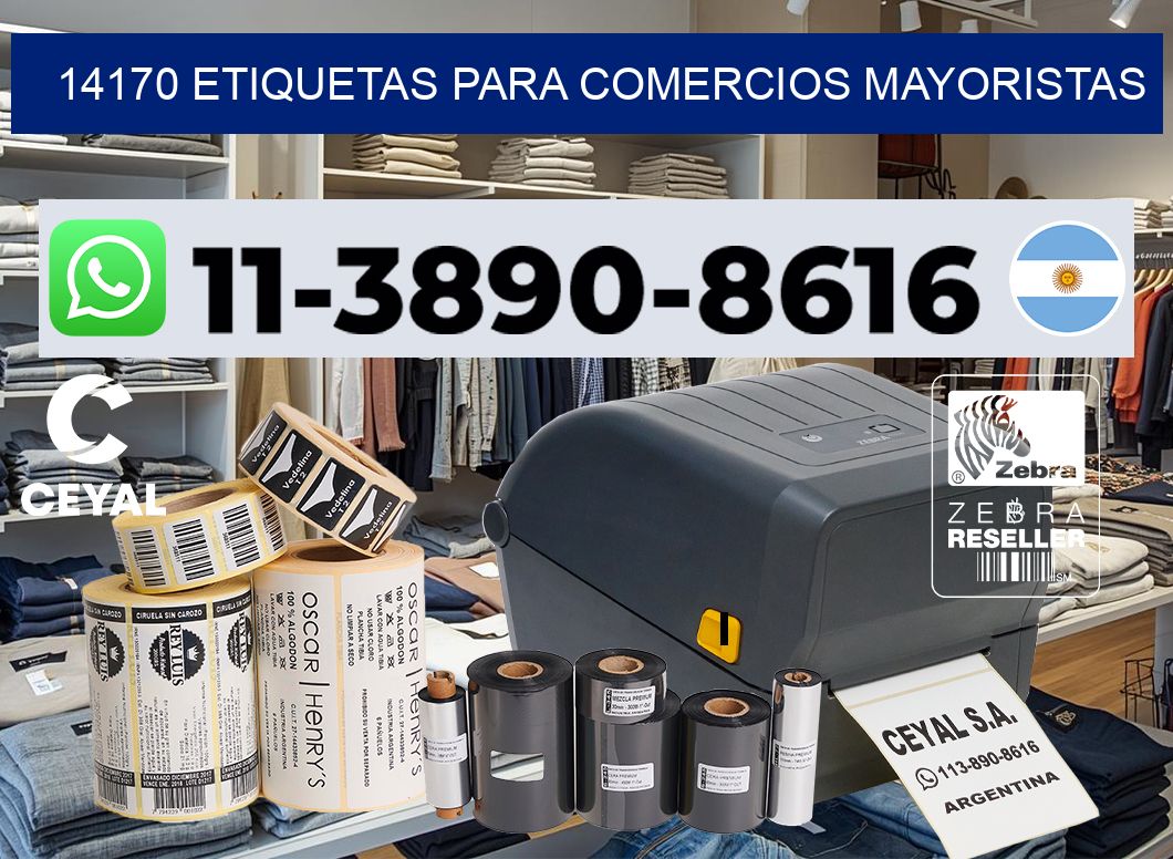 14170 Etiquetas para comercios mayoristas