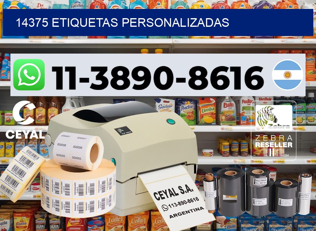 14375 etiquetas personalizadas