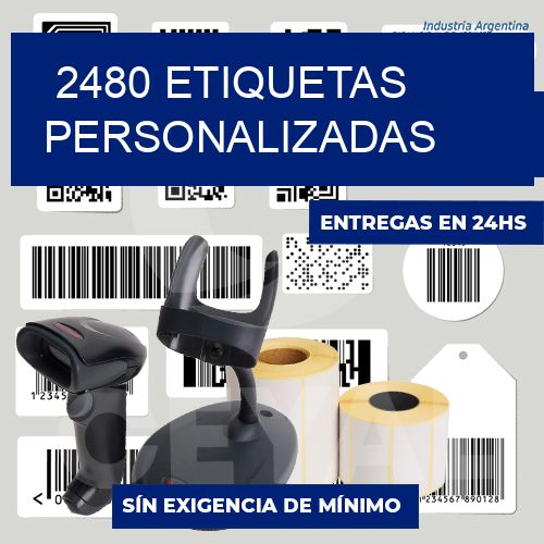 2480 etiquetas personalizadas
