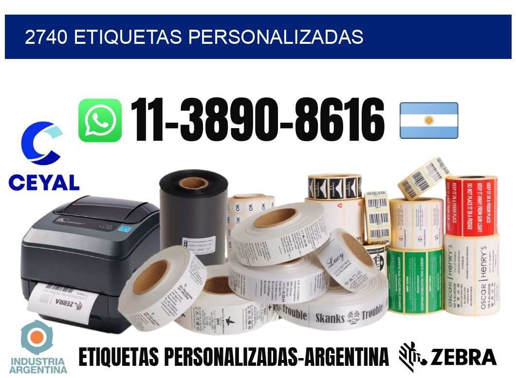 2740 etiquetas personalizadas