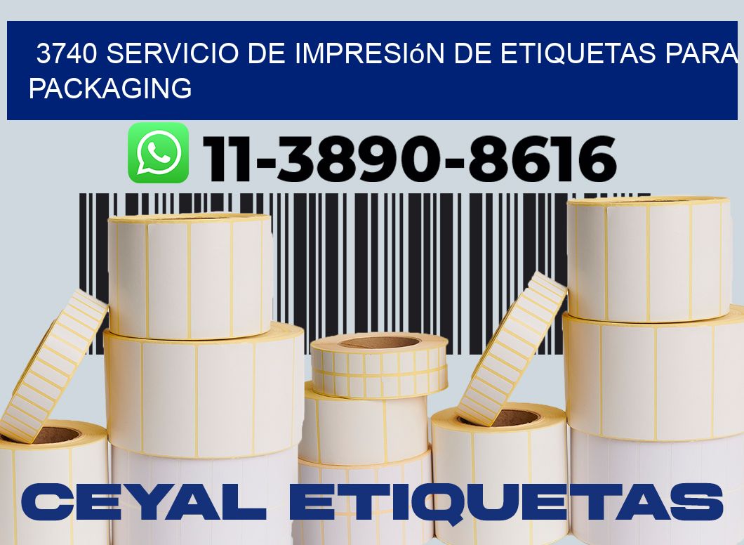 3740 Servicio de impresión de etiquetas para packaging
