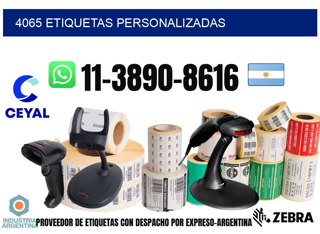 4065 etiquetas personalizadas