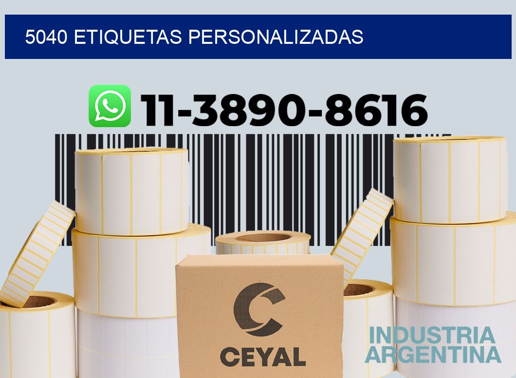 5040 etiquetas personalizadas