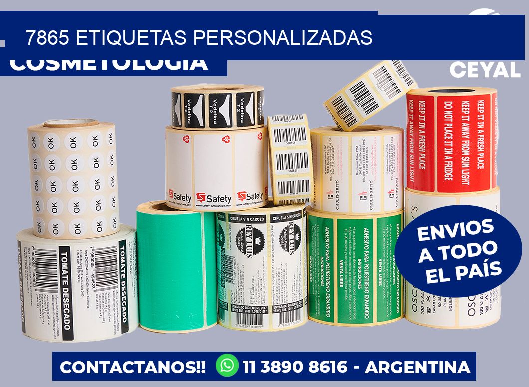 7865 etiquetas personalizadas