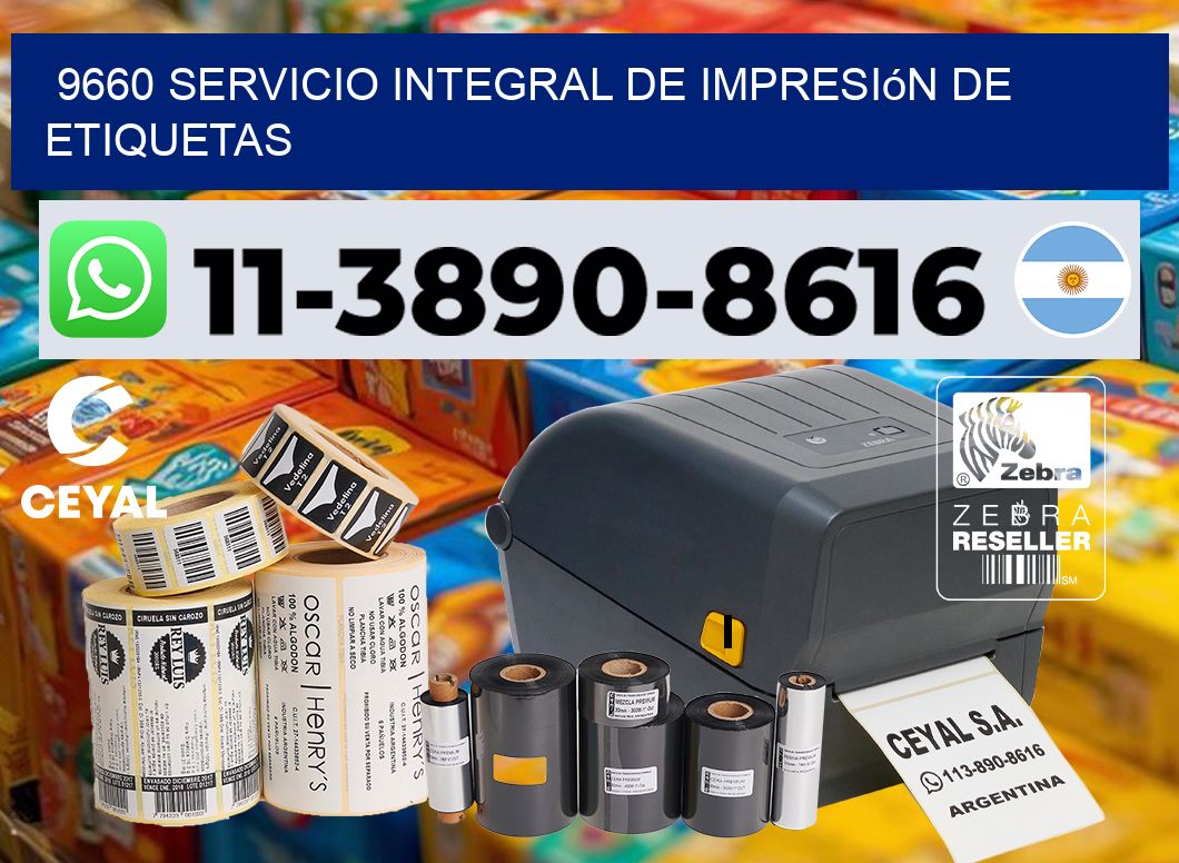 9660 Servicio integral de impresión de etiquetas