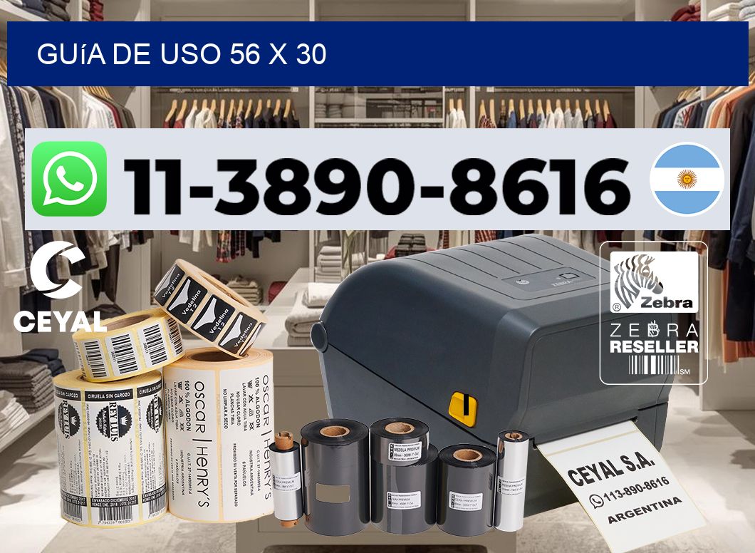 Guía de uso 56 x 30
