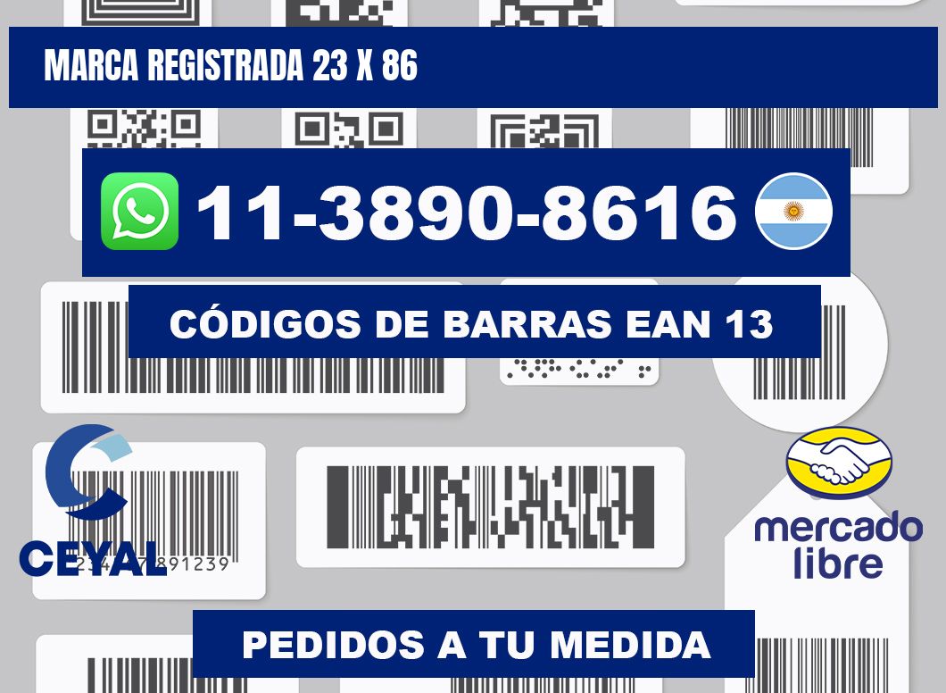 Marca registrada 23 x 86