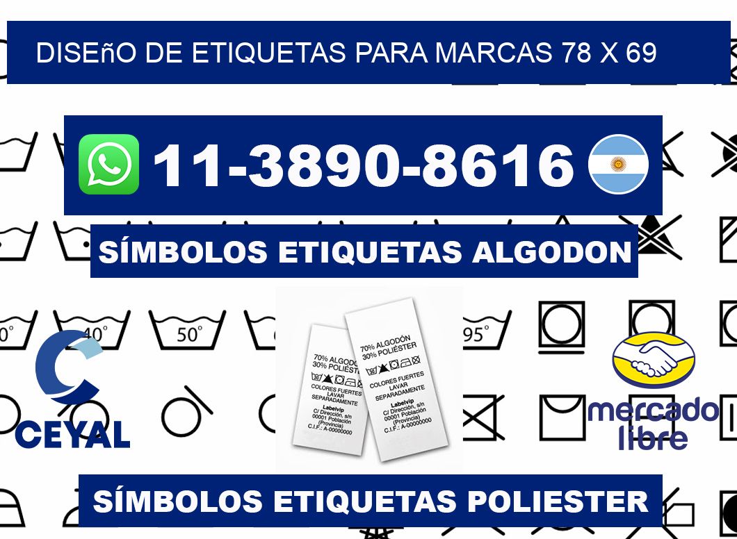 diseño de etiquetas para marcas 78 x 69
