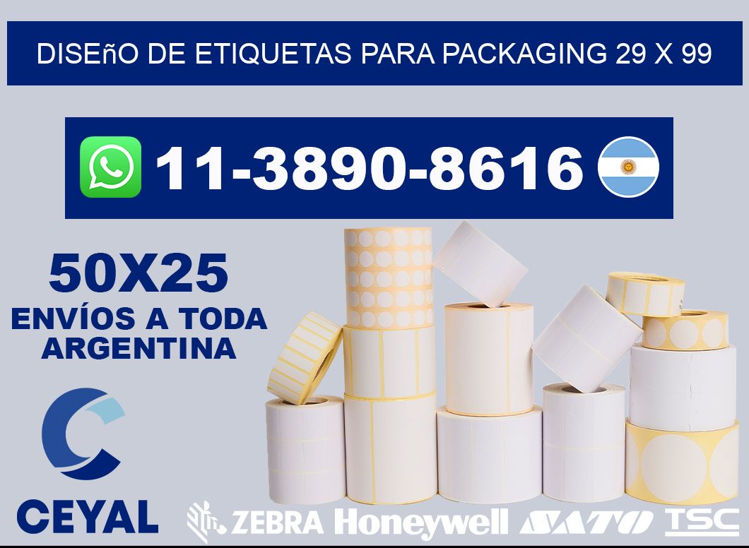 diseño de etiquetas para packaging 29 x 99