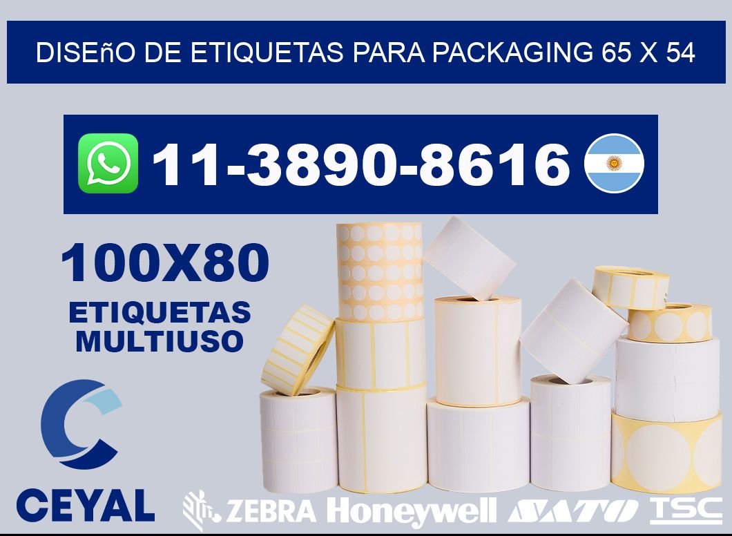 diseño de etiquetas para packaging 65 x 54
