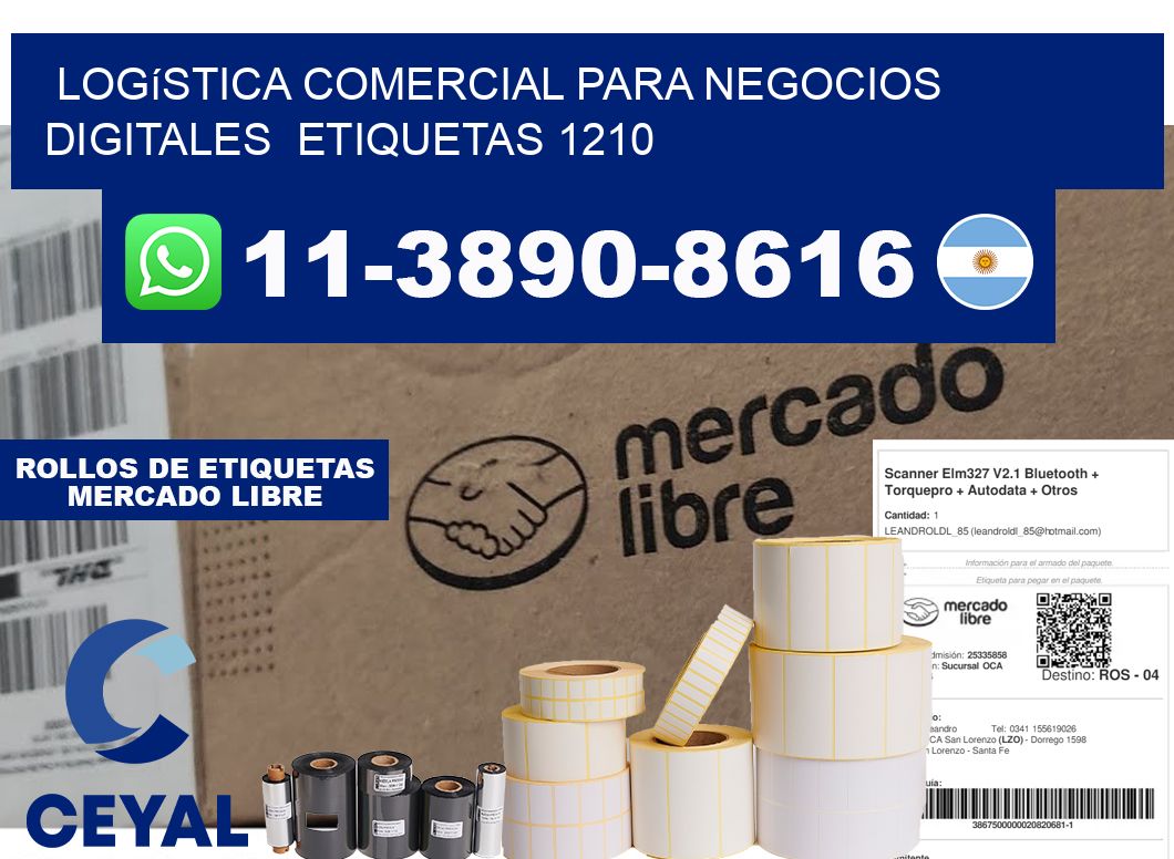 Logística comercial para negocios digitales  etiquetas 1210
