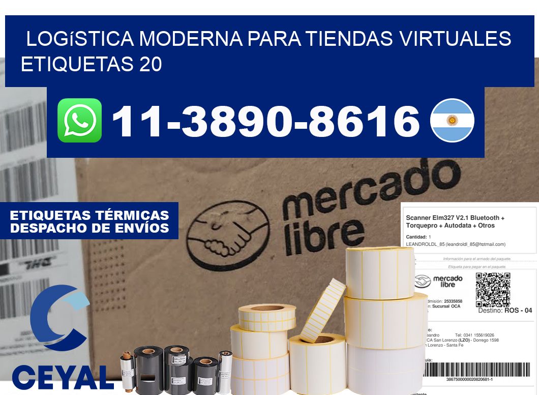 Logística moderna para tiendas virtuales etiquetas 20