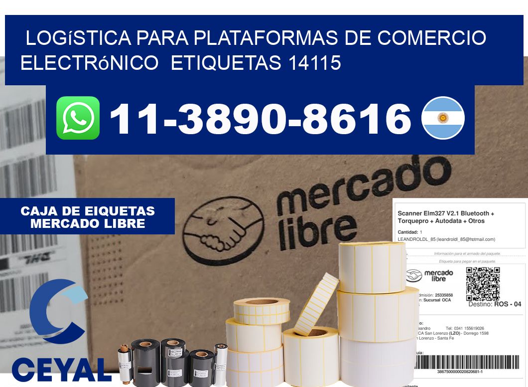 Logística para plataformas de comercio electrónico etiquetas 14115