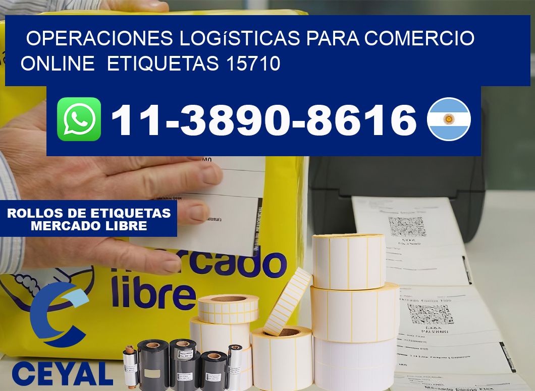 Operaciones logísticas para comercio online  etiquetas 15710