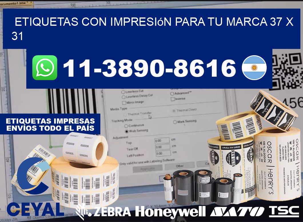 etiquetas con impresión para tu marca 37 x 31