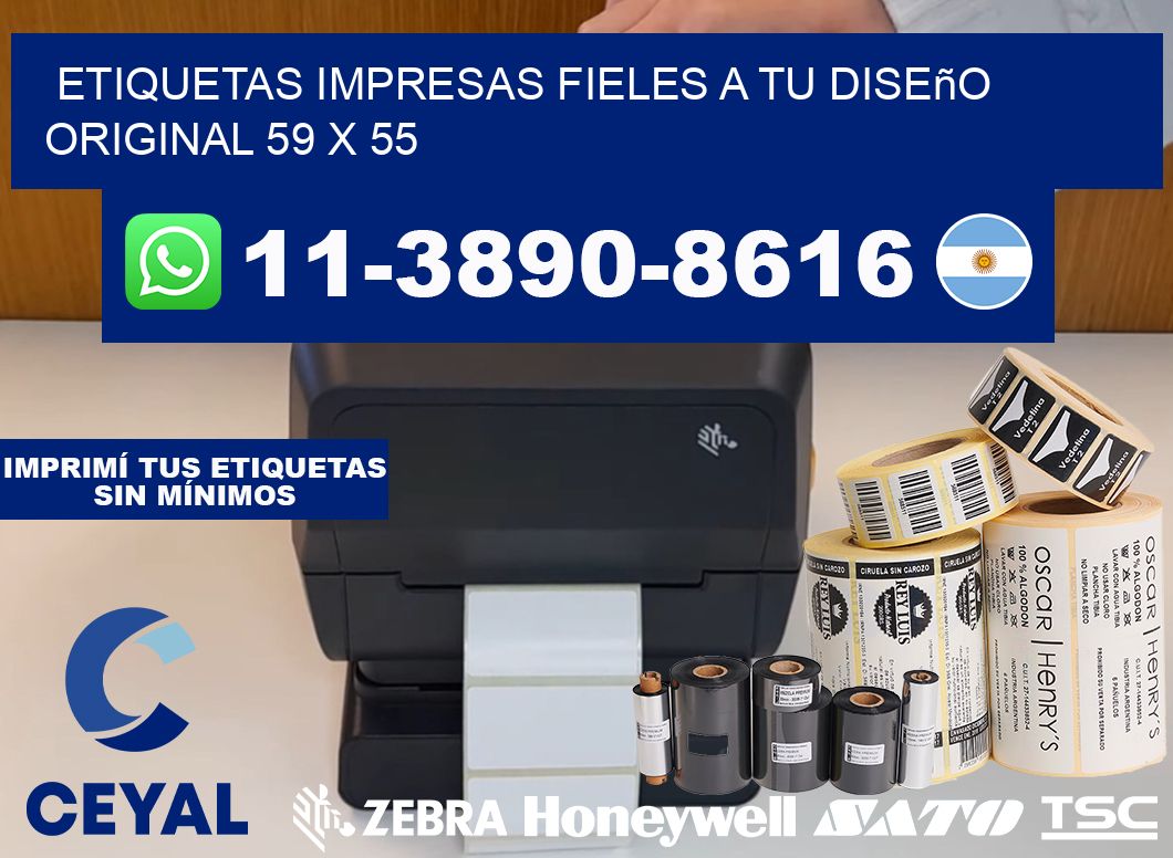 etiquetas impresas fieles a tu diseño original 59 x 55